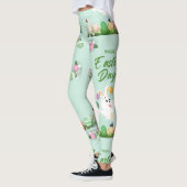 Vrolijke paasdag - grappige Bunny en paashaas Leggings (Links)