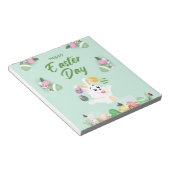 Vrolijke paasdag - grappige Bunny en paashaas Notitieblok (Schuin)