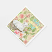 Vrolijke Paasdag met Lamb Servet (Hoek)