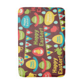 Vrolijke paasdag - patroonbundel en paasrooster badmat (Voorkant Verticaal)