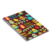 Vrolijke paasdag - patroonbundel en paasrooster notitieboek (Rechterzijde)