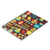 Vrolijke paasdag - patroonbundel en paasrooster notitieboek (Linkerzijde)