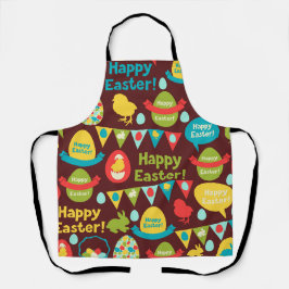 Vrolijke paasdag - patroonbundel en paasrooster schort