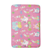 Vrolijke paasdag - Pattern Funny Bunny and Eggs Badmat (Voorkant Verticaal)