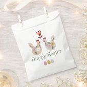 Vrolijke paaseieren met sjablonen, bloemen, kippen bedankzakje (Geknipt)