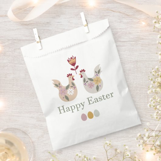 Vrolijke paaseieren met sjablonen, bloemen, kippen bedankzakje (Geknipt)