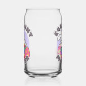 Vrolijke paashaas omhelzing - 'Egg Hunt Master' Blikvorm Glas (Rechts)