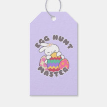 Vrolijke paashaas omhelzing - 'Egg Hunt Master'