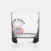 Vrolijke paashaas omhelzing - 'Egg Hunt Master' Whisky Glas (Voorkant)