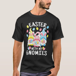 Vrolijke paaskoeien Dag Dab konijn en eieren kostu T-shirt