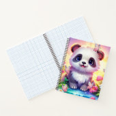 Vrolijke Panada, regenbogen, vlinders en bloemen Notitieboek (Binnen)