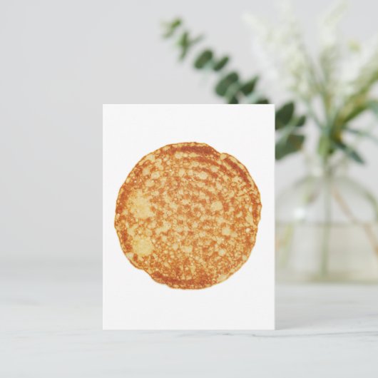 Vrolijke Pancake Dag! Briefkaart (Staand voorkant)