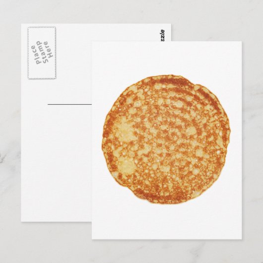 Vrolijke Pancake Dag! Briefkaart (Voorkant / Achterkant)