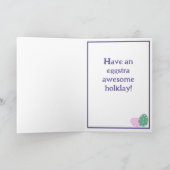 Vrolijke Pasen Kaart - Eieren en Bunny Ears - Elke (Binnen)