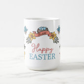 Vrolijke Pasen met Persoonlijke Naam Koffiemok (Center)