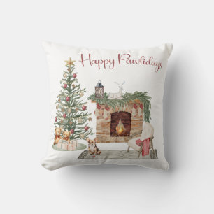 Vrolijke Pawlidays Hond Design- Chihuahua Kussen
