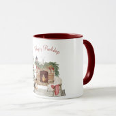 Vrolijke Pawlidays Hond Design- Sheltie Mok (Voorkant rechts)