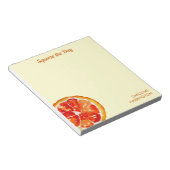 Vrolijke Persoonlijke Citrus Squeeze de Dag Notitieblok (Schuin)
