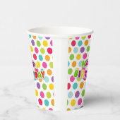 Vrolijke Polka Dot Party Cups Papieren Bekers (Rechts)