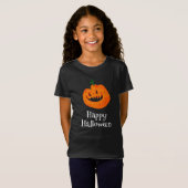 Vrolijke pompoen: Halloween T-shirt (Voorkant volledig)