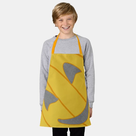 Vrolijke pompoen kostuum ontwerp Halloween Sinaasa Schort (Gedragen)