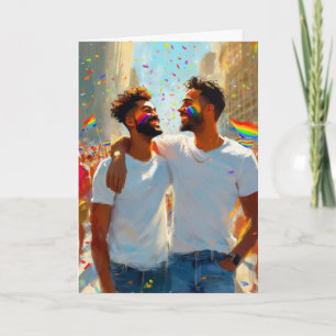 Vrolijke Pride Parade-viering Kaart