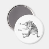 Vrolijke Puppyplek Magneet (Voorkant / Achterkant)