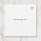 Vrolijke putt mini golf kinderen Verjaardagsfeest Bedankjes Labels (Achterkant)