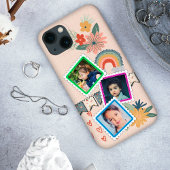Vrolijke regenboog, bloemen, harten & vlaggen op m Case-Mate iPhone case