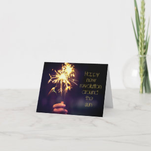 Vrolijke revolutie rond de zon kaart