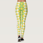 Vrolijke rijen van vormen Patroon Leggings (Achterkant)