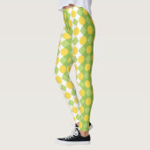 Vrolijke rijen van vormen Patroon Leggings (Links)