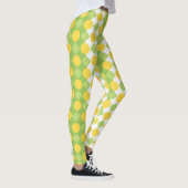 Vrolijke rijen van vormen Patroon Leggings (Rechts)