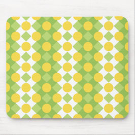 Vrolijke rijen van vormen Patroon Muismat