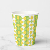 Vrolijke rijen van vormen Patroon Papieren Bekers (Rechts)