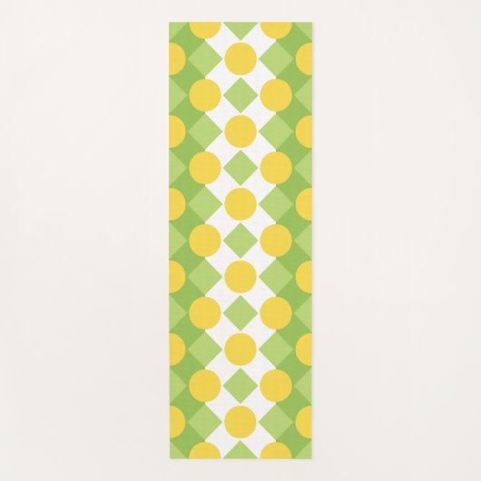 Vrolijke rijen van vormen Patroon Yogamat (Voorkant)