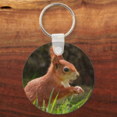 vrolijke rode eekhoorn sleutelhanger (Voorkant)