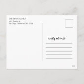 Vrolijke Roze Bloemen Lantaarn Lentefeest 2023 Feestdagenkaart (Achterkant)