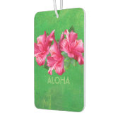 Vrolijke Roze Hibiscus Blooms Custom Luchtverfrisser (Links)