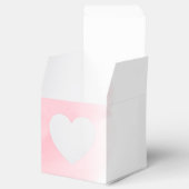 Vrolijke Roze Zakelijke Koffiemeisje Bedankdoosjes (Geopend)