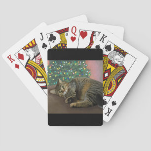 Vrolijke Schelm - Kerstkat Pokerkaarten