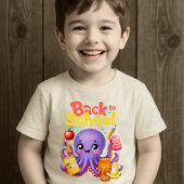 Vrolijke School Octopus - Back-to-School Design T-shirt