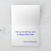 VROLIJKE SCHOTSE van de de vissenholding van Feestdagen Kaart (Binnen)