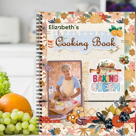 Vrolijke Scrapbooking Stijl Custom Cooking Boek
