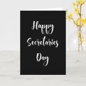 Vrolijke secretariaatsdag. Administratieve beroeps Kaart (Gele Bloem)