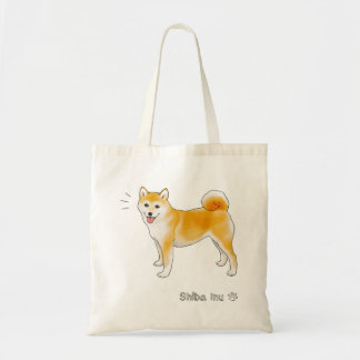 Vrolijke Shiba Inu Hond Tote Bag