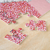 Vrolijke Sinterklaas Pointillisme Schilderij Puzze Legpuzzel (Zijkant)