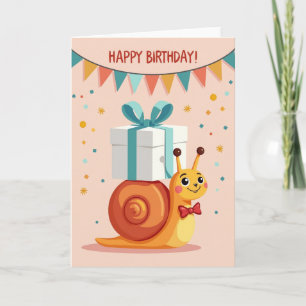 Vrolijke Slakken Cadeaubon Kaart