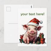 vrolijke snede briefkaart (Voorkant / Achterkant)