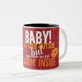 Vrolijke Sneeuwman Mok - Verspreid Winterwarmte (Voorkant rechts)